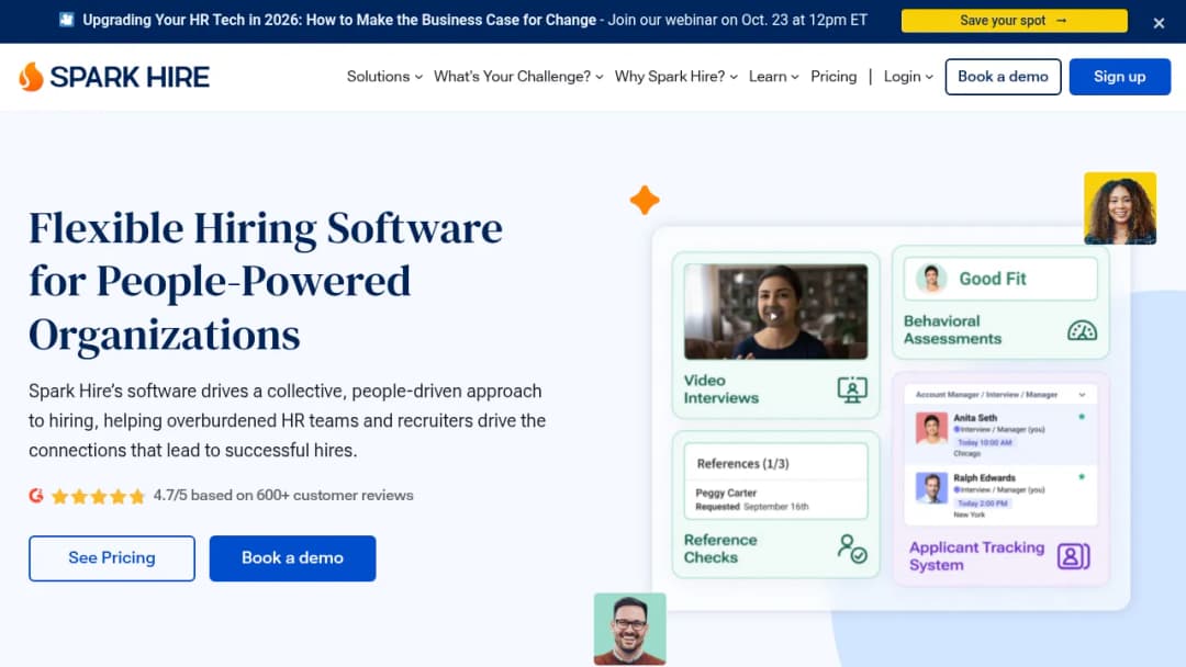 Spark Hire screenshot