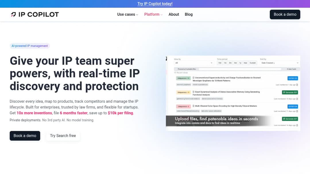 IP Copilot screenshot