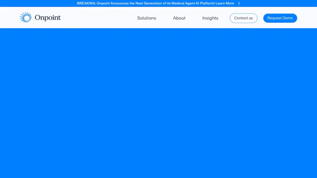 Onpoint Healthcare Partners screenshot