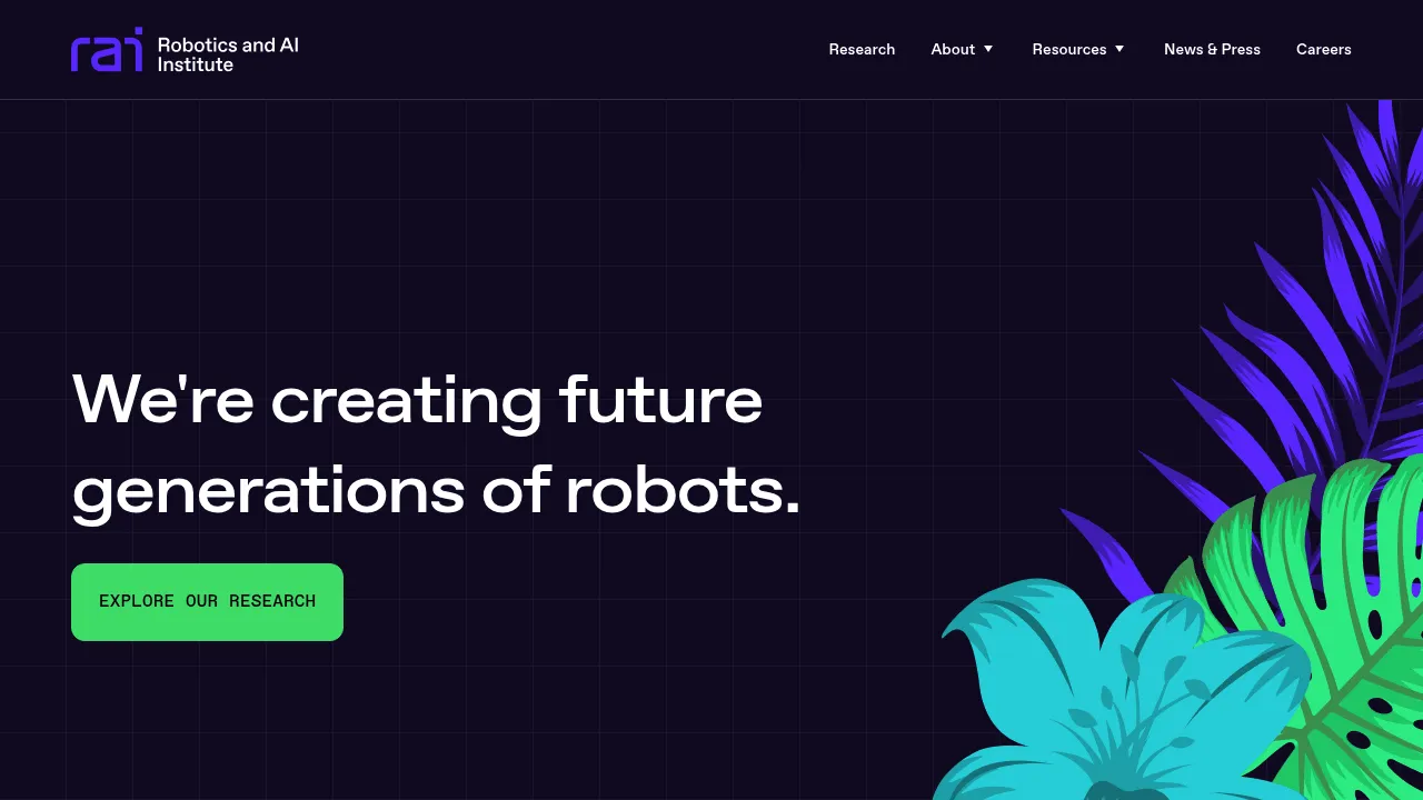 RAI Institute screenshot
