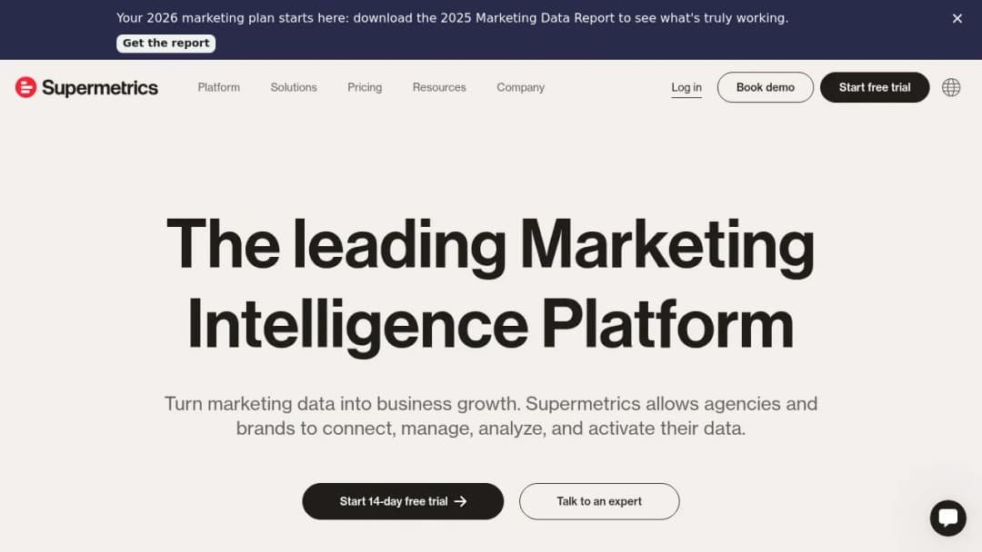 Supermetrics screenshot