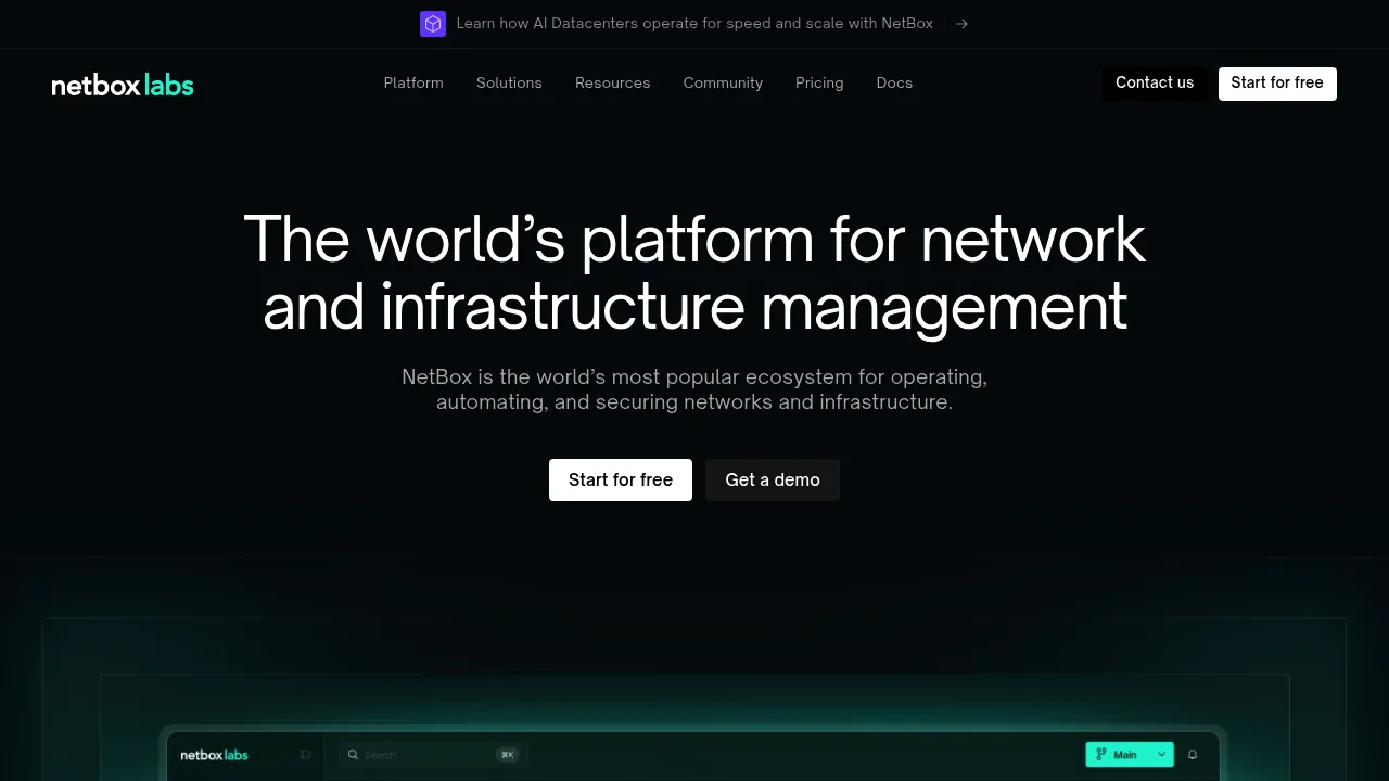 NetBox Labs screenshot
