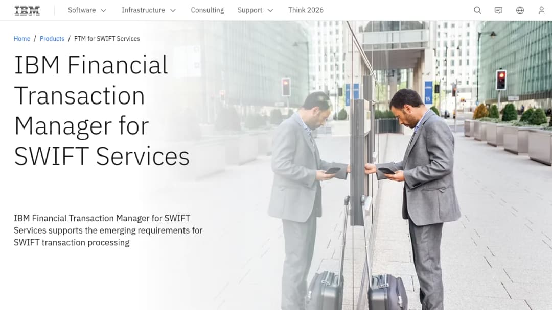 IBM Ftm for Swift Services screenshot