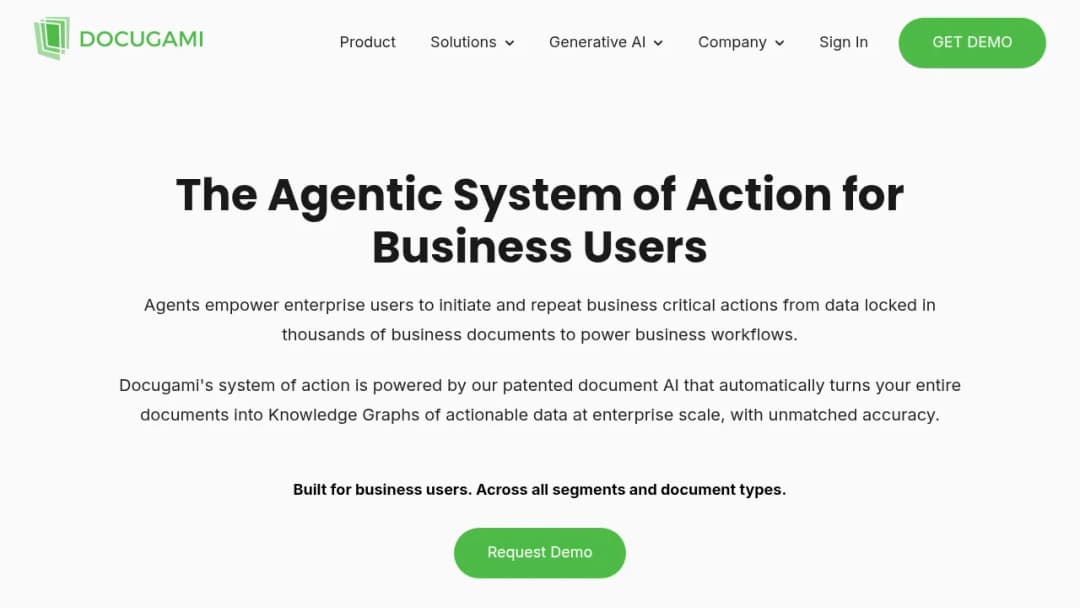 Docugami screenshot