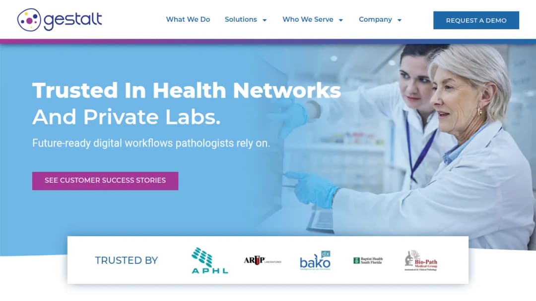 Gestalt Diagnostics screenshot