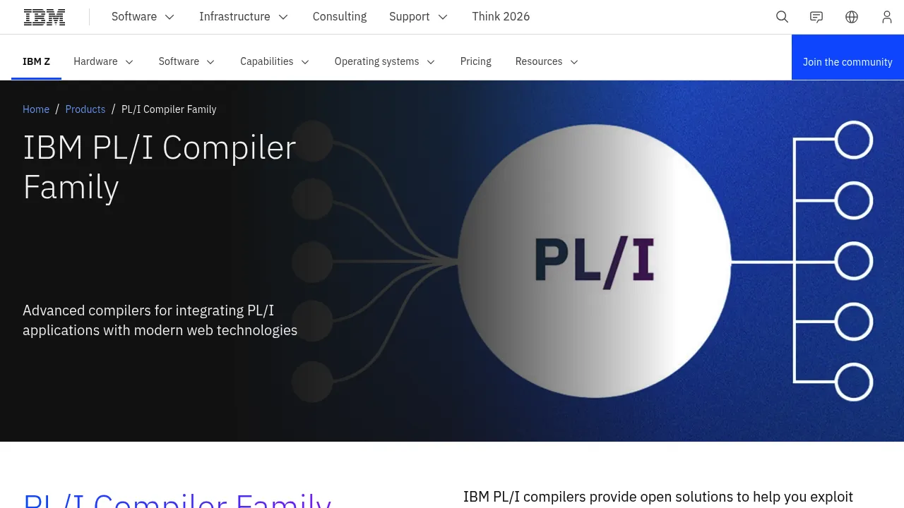IBM Pli Compiler Family screenshot