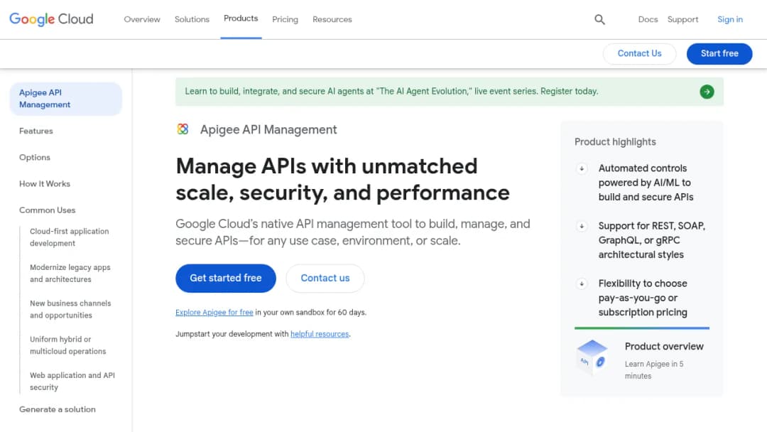 Apigee screenshot