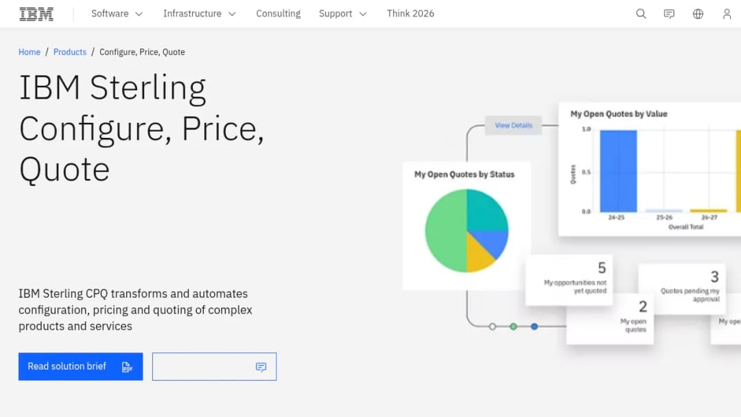 IBM Configure Price Quote screenshot