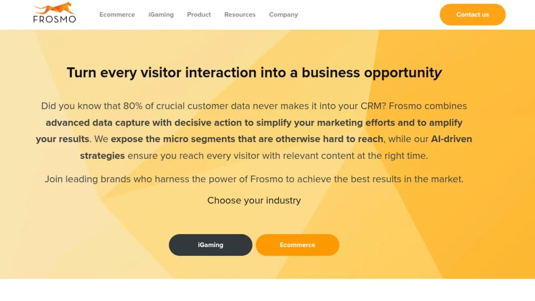 Frosmo screenshot