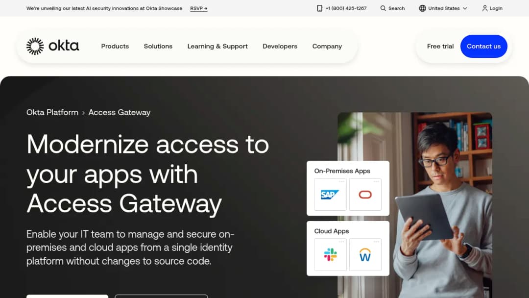 Okta Access Gateway screenshot
