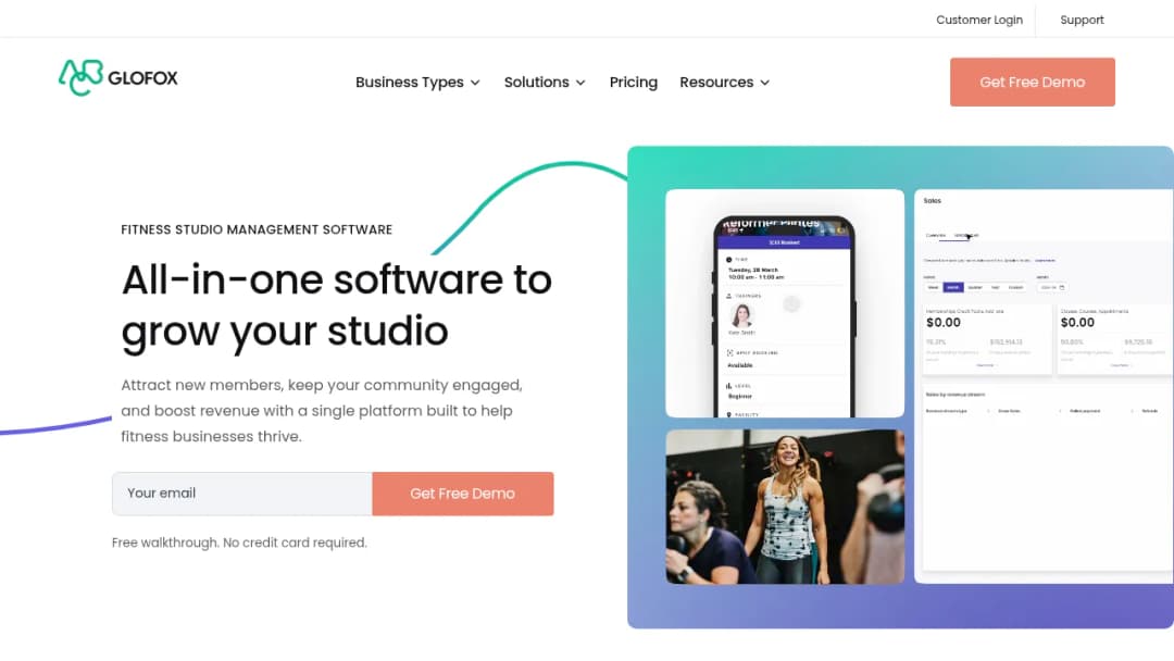 Glofox screenshot