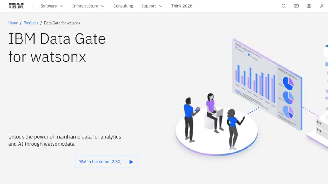 IBM Data Gate for Watsonx screenshot