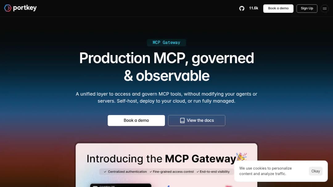 Portkey MCP Gateway screenshot