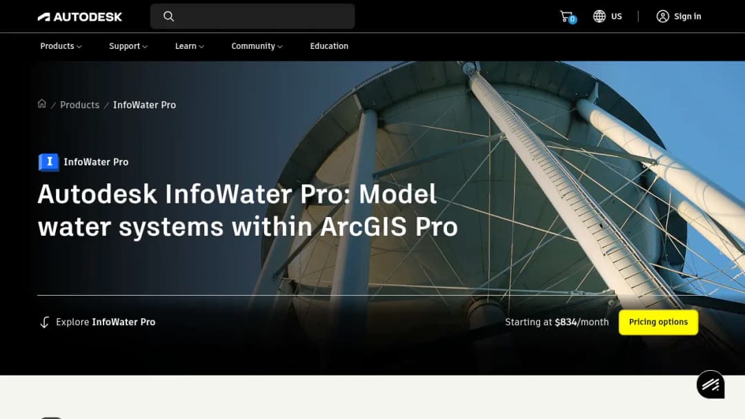 Autodesk InfoWater Pro screenshot