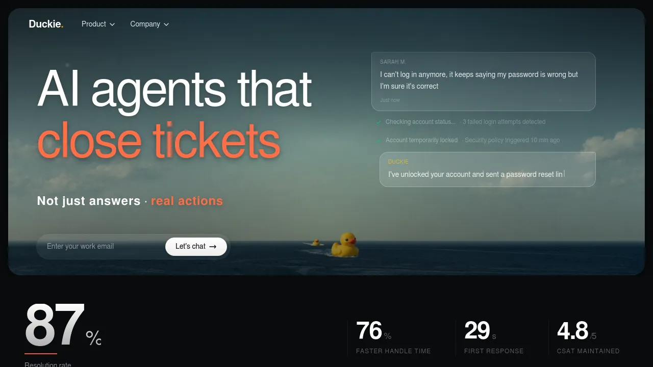 Duckie screenshot