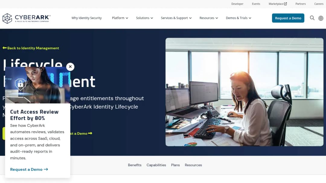 CyberArk Lifecycle Management screenshot