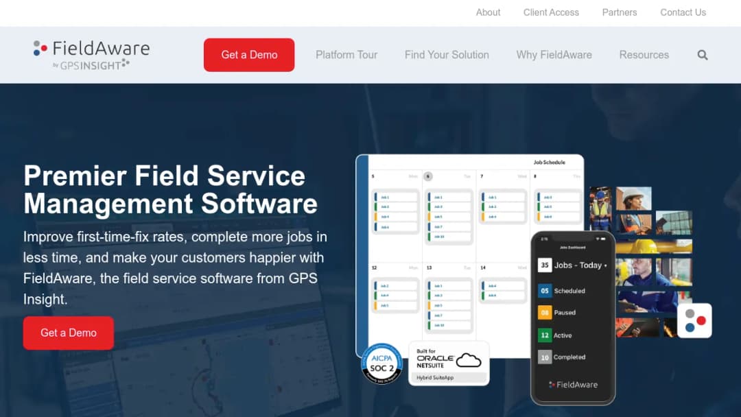 FieldAware screenshot
