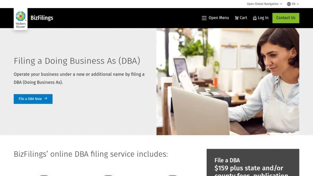 Wolters Kluwer DBA screenshot