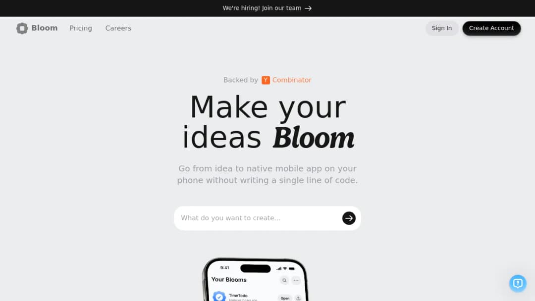 Bloom screenshot