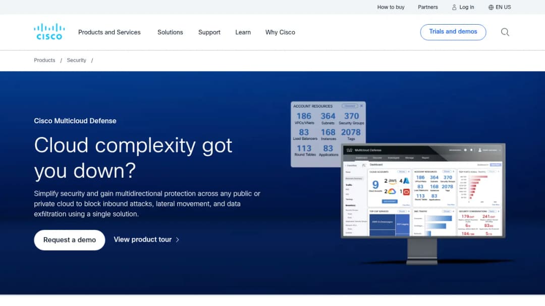 Cisco Multicloud Defense screenshot