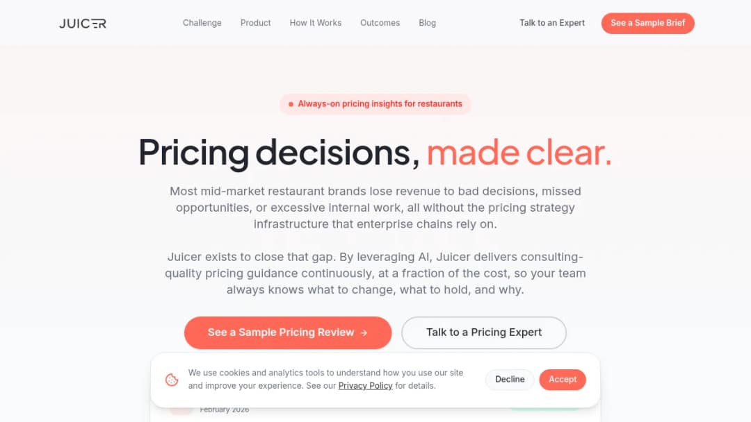 JUICER screenshot