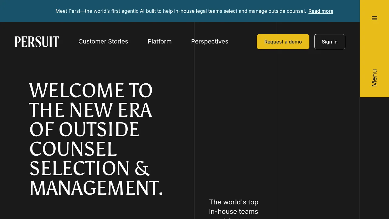 PERSUIT screenshot