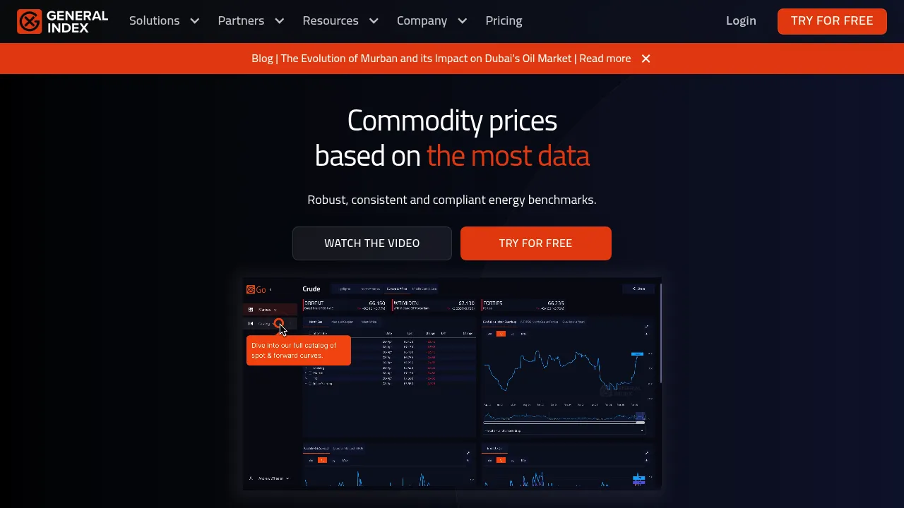 General Index screenshot