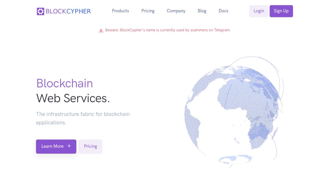 Blockcypher screenshot