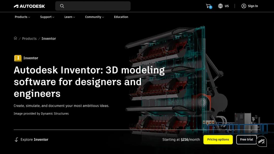 Autodesk Inventor screenshot