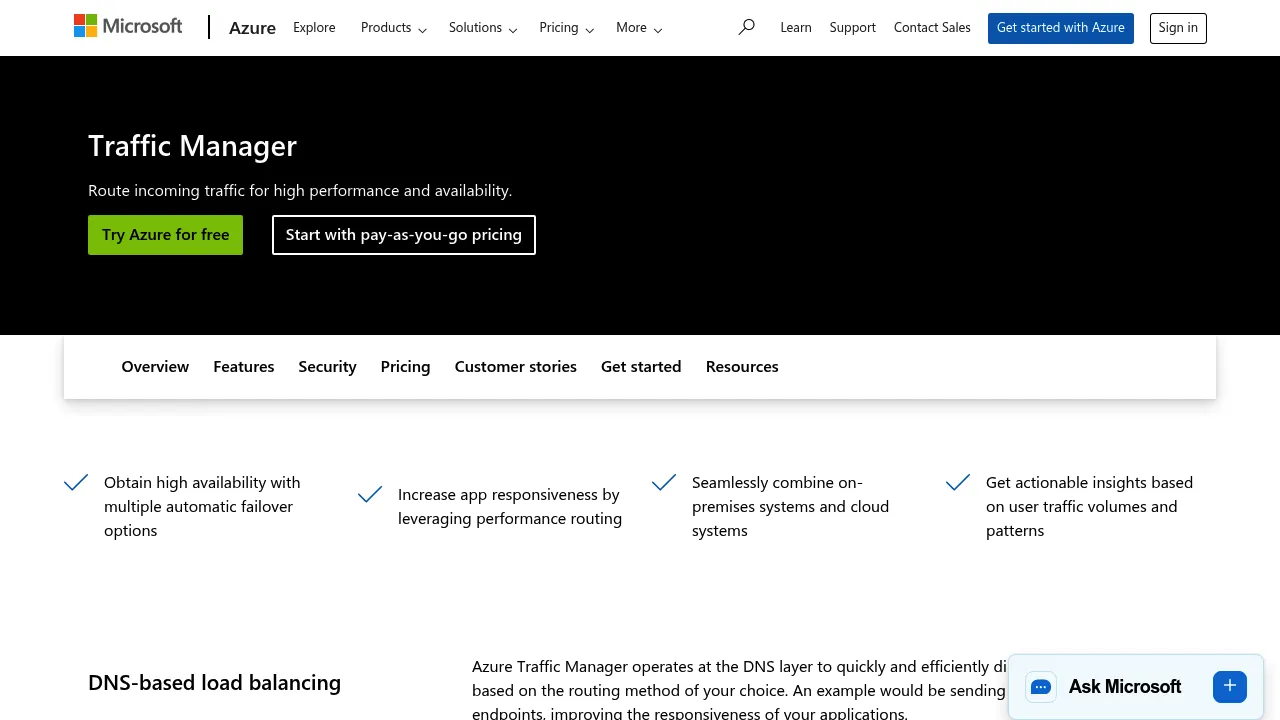 Traffic Manager screenshot