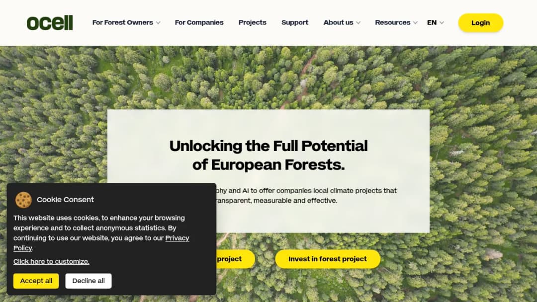 OCELL screenshot