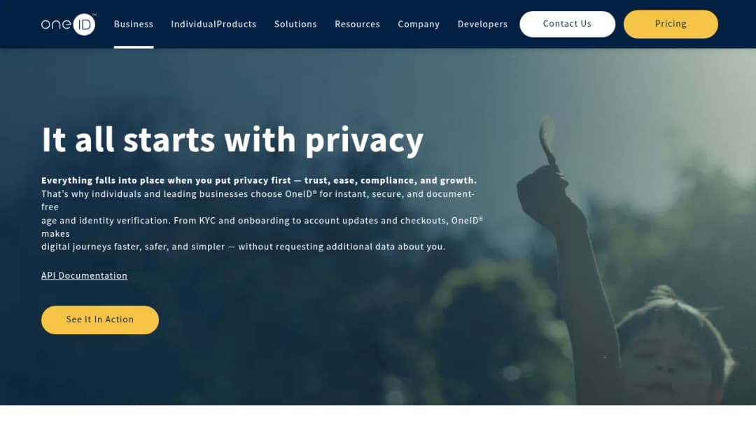 OneID screenshot