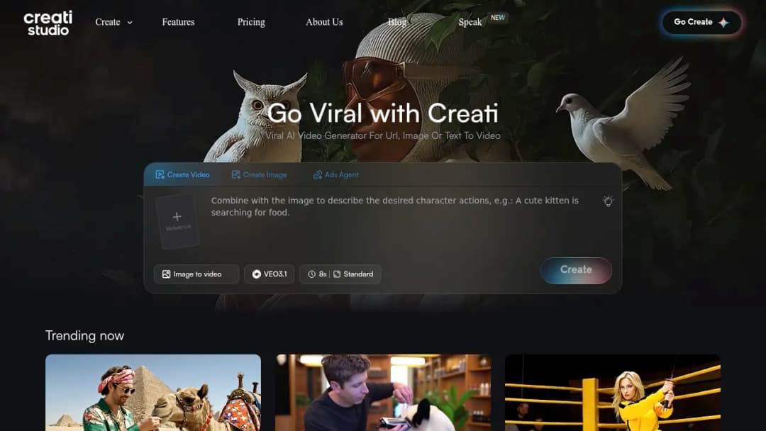 Creati screenshot