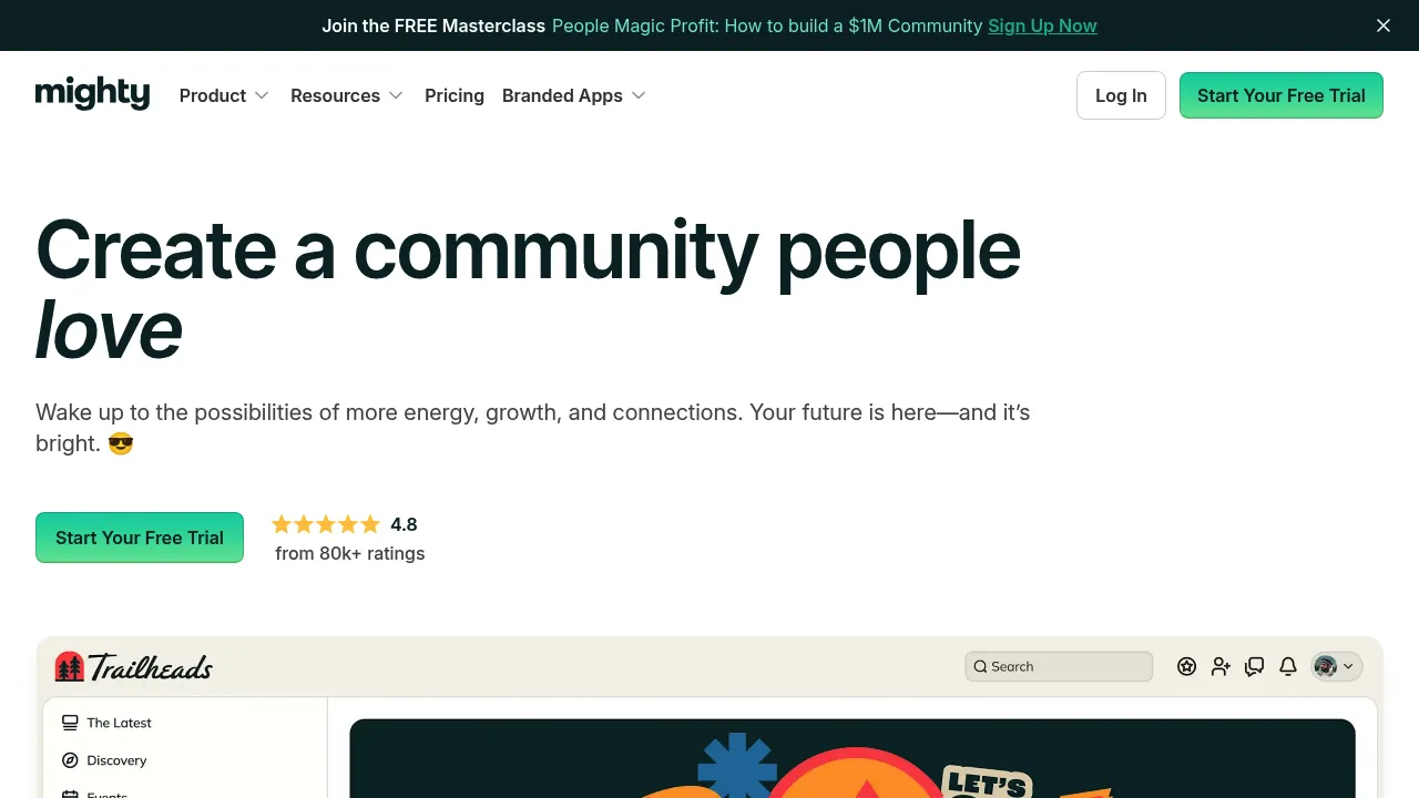 Mighty Networks screenshot