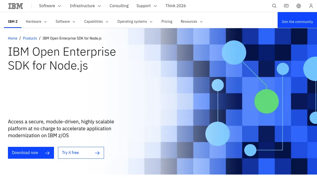 IBM Sdk Nodejs Compiler Zos screenshot