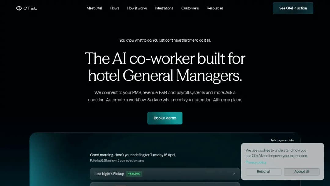 Otel AI screenshot