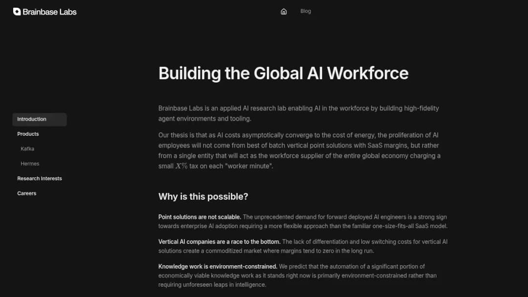 Brainbase screenshot