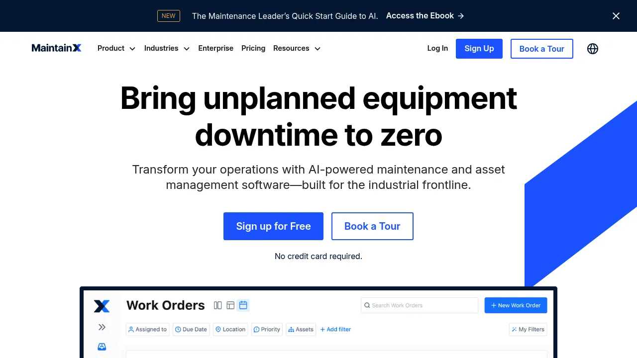 MaintainX screenshot