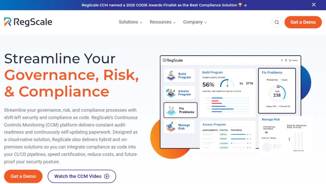 RegScale screenshot