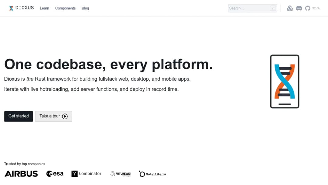 Dioxus Labs screenshot