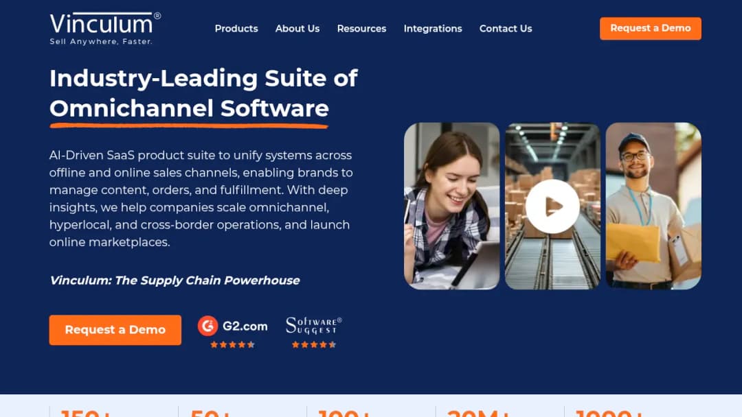 Vinculum Group screenshot