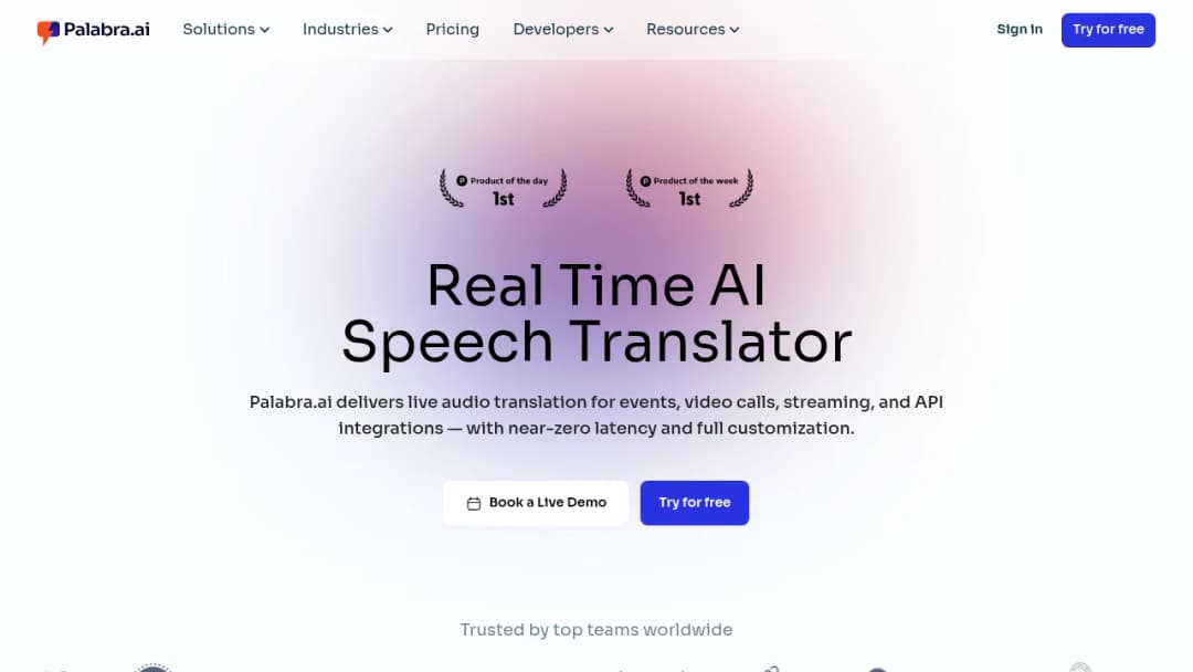 Palabra.ai screenshot