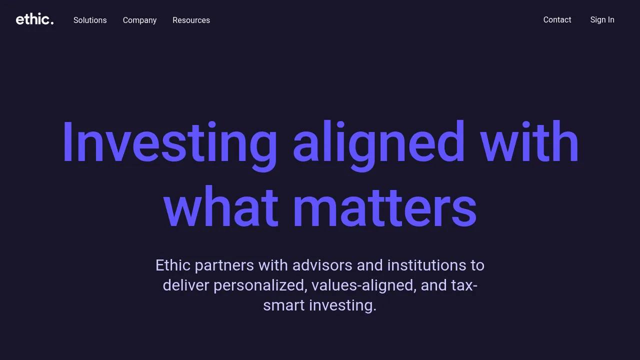 Ethic screenshot