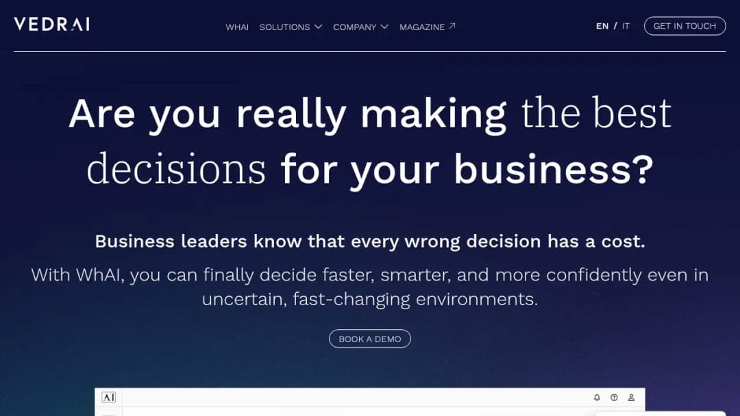 Vedrai screenshot
