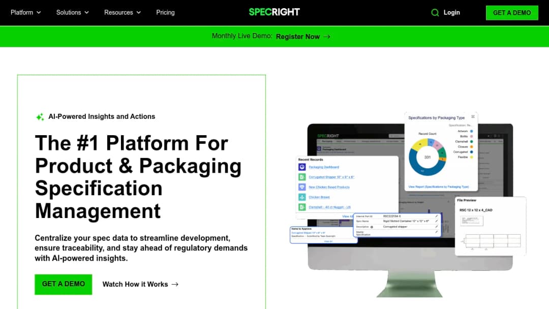 Specright screenshot