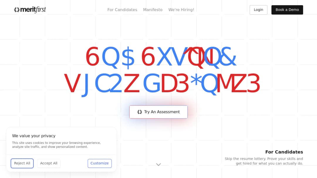 MeritFirst screenshot