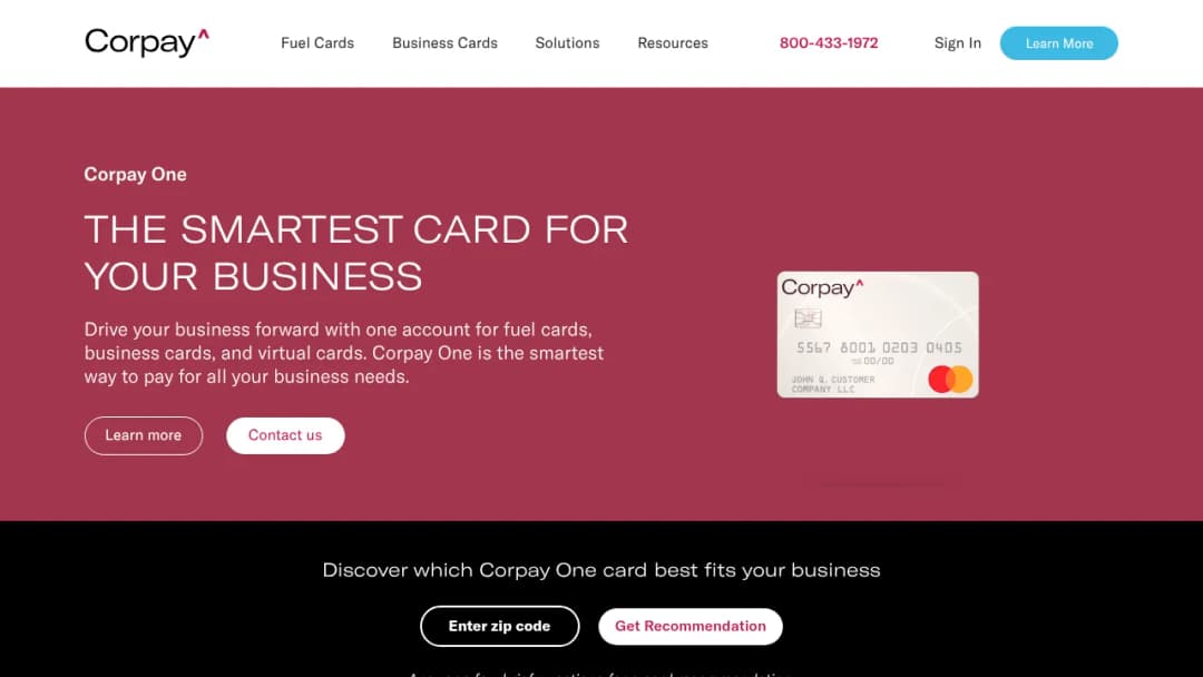 Corpay One screenshot