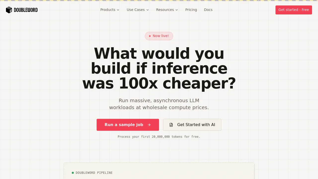 Doubleword screenshot