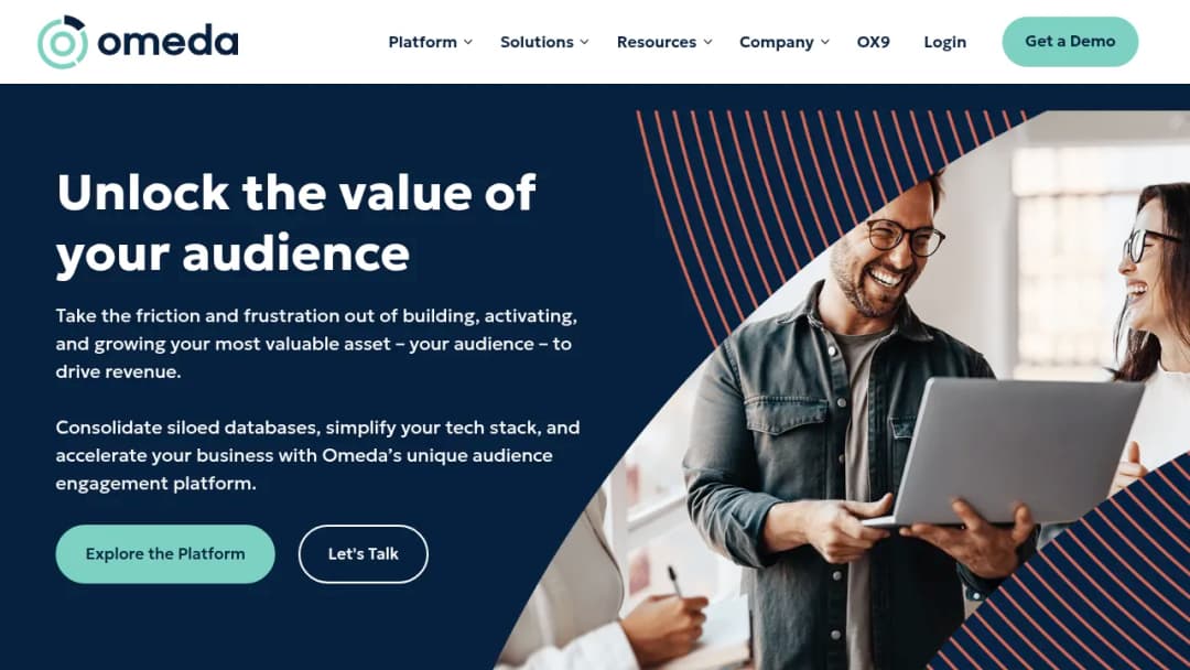 Omeda Communications screenshot
