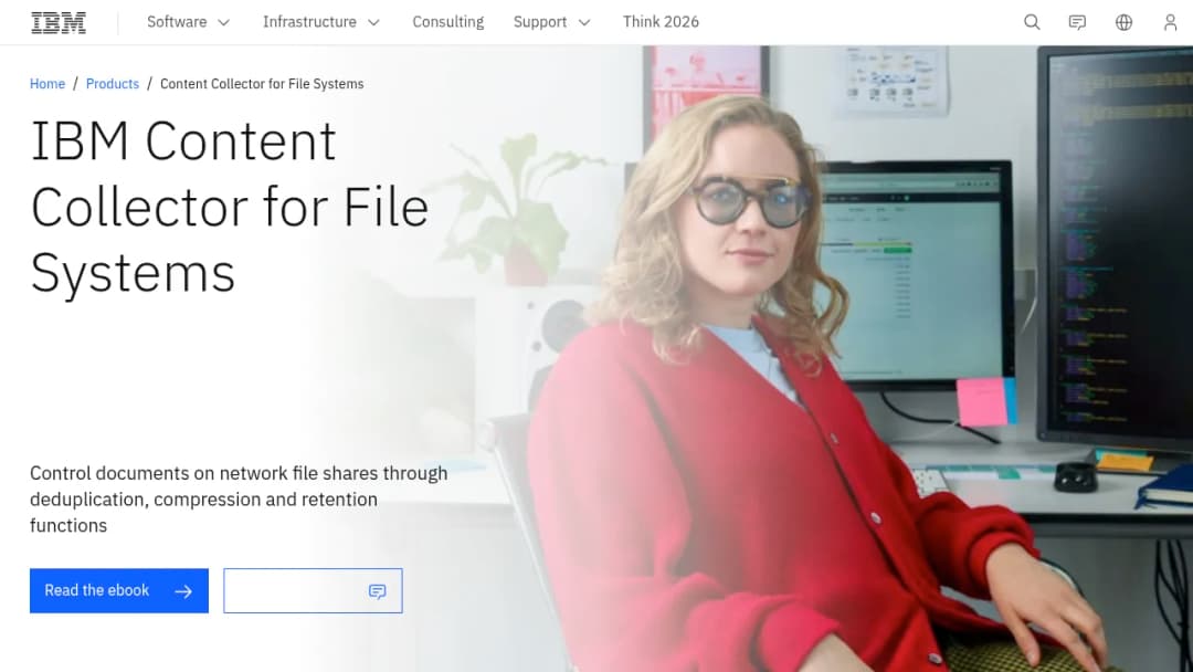 IBM Content Collector for File Systems screenshot